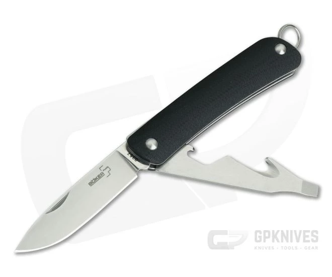 Boker Plus Mini Tech-Tool 2 Black G10 Slip Joint 01BO871