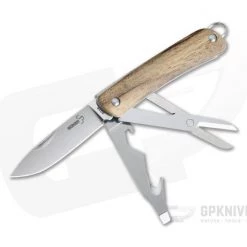 Boker Plus Mini Tech-Tool 4 Zebra Wood Slip Joint 01BO879