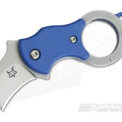 Fox Knives Mini-Ka Liner Lock Key Ring Karambit Blue FRN 01FX323