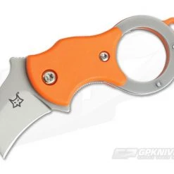 Fox Knives Mini-Ka Liner Lock Key Ring Karambit Orange FRN 01FX326