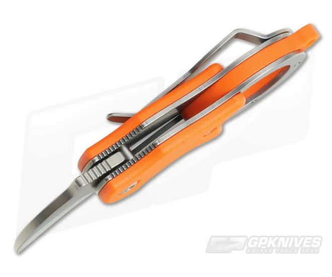 Fox Knives Mini-Ka Liner Lock Key Ring Karambit Orange FRN 01FX326 - Image 3