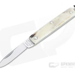 Great Eastern Cutlery #05 PPP Keychain Knife Pen Blade Sambar Stag Slip Joint Folder 052121-SS-01