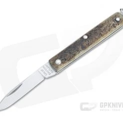 Great Eastern Cutlery #05 PPP Keychain Knife Pen Blade Sambar Stag Slip Joint Folder 052121-SS-04