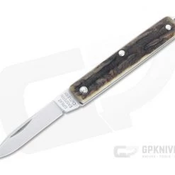 Great Eastern Cutlery #05 PPP Keychain Knife Pen Blade Sambar Stag Slip Joint Folder 052121-SS-07