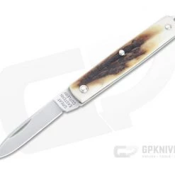 Great Eastern Cutlery #05 PPP Keychain Knife Pen Blade Sambar Stag Slip Joint Folder 052121-SS-09