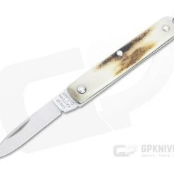 Great Eastern Cutlery #05 PPP Keychain Knife Pen Blade Sambar Stag Slip Joint Folder 052121-SS-10