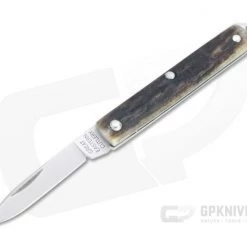 Great Eastern Cutlery #05 PPP Keychain Knife Pen Blade Sambar Stag Slip Joint Folder 052121-SS-18