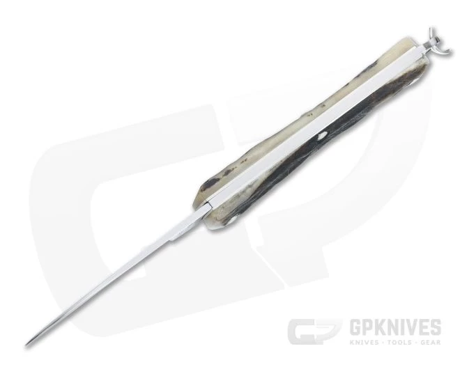 Great Eastern Cutlery #05 PPP Keychain Knife Pen Blade Sambar Stag Slip Joint Folder 052121-SS-18 - Image 3