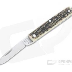 Great Eastern Cutlery #05 PPP Keychain Knife Pen Blade Sambar Stag Slip Joint Folder 052121-SS-20