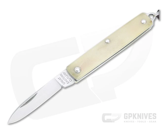 Great Eastern Cutlery #05 PPP Keychain Knife Pen Blade Sambar Stag Slip Joint Folder 052121-SS-23