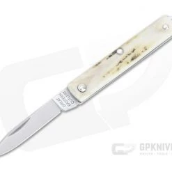 Great Eastern Cutlery #05 PPP Keychain Knife Pen Blade Sambar Stag Slip Joint Folder 052121-SS-24