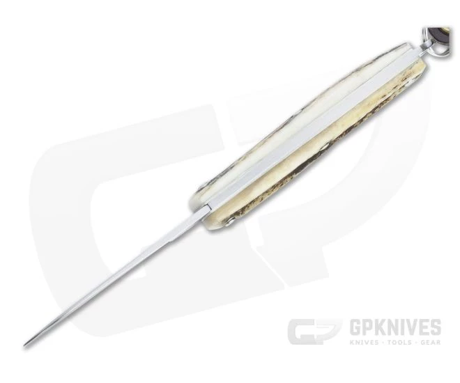 Great Eastern Cutlery #05 PPP Keychain Knife Pen Blade Sambar Stag Slip Joint Folder 052121-SS-30 - Image 3