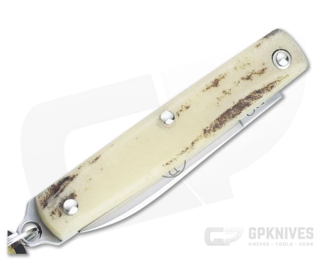 Great Eastern Cutlery #05 PPP Keychain Knife Pen Blade Sambar Stag Slip Joint Folder 052121-SS-31 - Image 2