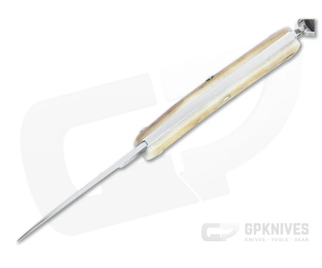 Great Eastern Cutlery #05 PPP Keychain Knife Pen Blade Sambar Stag Slip Joint Folder 052121-SS-34 - Image 3