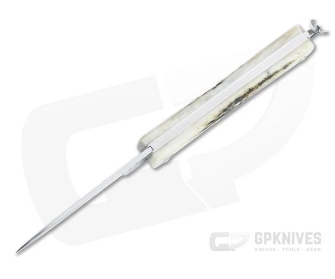 Great Eastern Cutlery #05 PPP Keychain Knife Pen Blade Sambar Stag Slip Joint Folder 052121-SS-35 - Image 3