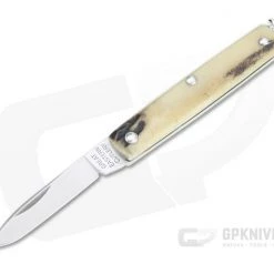 Great Eastern Cutlery #05 PPP Keychain Knife Pen Blade Sambar Stag Slip Joint Folder 052121-SS