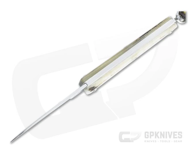 Great Eastern Cutlery #05 PPP Keychain Knife Pen Blade Sambar Stag Slip Joint Folder 052121-SS - Image 3