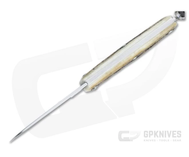 Great Eastern Cutlery #05 PPP Keychain Knife Sheepsfoot Sambar Stag Slip Joint Folder 053121-SS-04 - Image 3