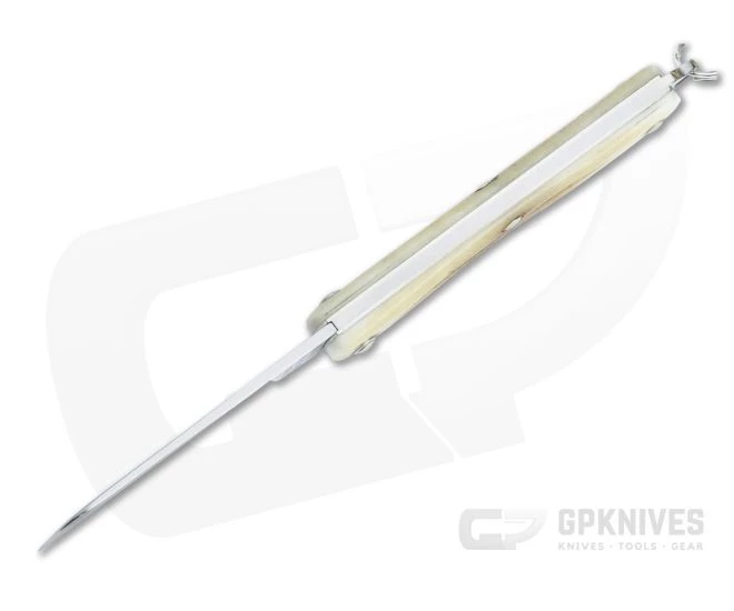 Great Eastern Cutlery #05 PPP Keychain Knife Sheepsfoot Sambar Stag Slip Joint Folder 053121-SS-14 - Image 3