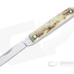 Great Eastern Cutlery #05 PPP Keychain Knife Sheepsfoot Sambar Stag Slip Joint Folder 053121-SS-17