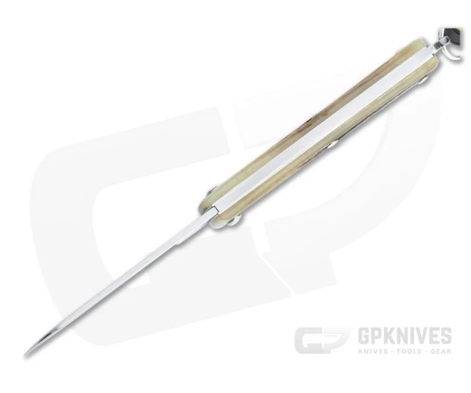 Great Eastern Cutlery #05 PPP Keychain Knife Sheepsfoot Sambar Stag Slip Joint Folder 053121-SS-19 - Image 3