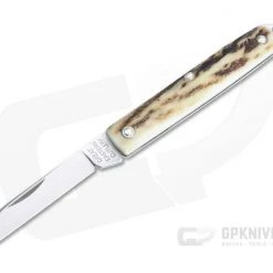 Great Eastern Cutlery #05 PPP Keychain Knife Sheepsfoot Sambar Stag Slip Joint Folder 053121-SS-22