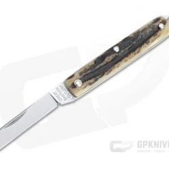 Great Eastern Cutlery #05 PPP Keychain Knife Sheepsfoot Sambar Stag Slip Joint Folder 053121-SS-23