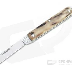 Great Eastern Cutlery #05 PPP Keychain Knife Sheepsfoot Sambar Stag Slip Joint Folder 053121-SS-24