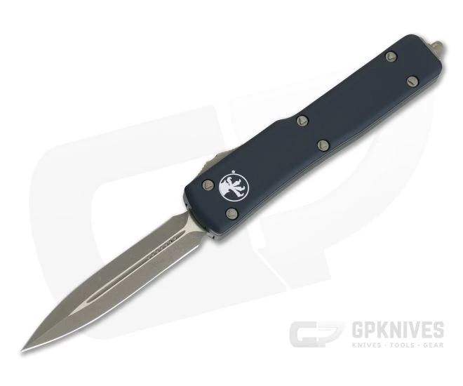 Microtech UTX-70 Double Edge Bronze Apocalyptic 204P OTF Black Automatic Knife 147-13AP