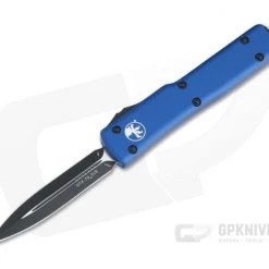 Microtech UTX-70 D/E Black Plain CTS-204P Blue OTF Automatic Knife 147-1BL