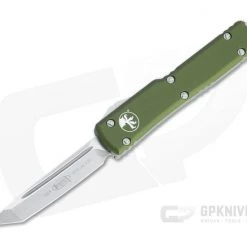 Microtech UTX-70 T/E Stonewashed M390 Tanto OD Green OTF Automatic Knife 149-10OD