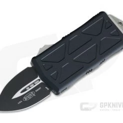 Microtech Exocet Black Plain 204P Double Edge CA Legal OTF Auto 157-1