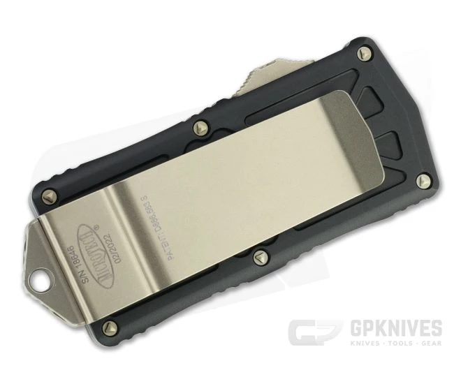 Microtech Exocet D/E Bronze Standard Double Edge Black CA Legal OTF Automatic 157-13 - Image 2