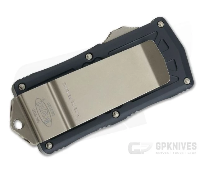 Microtech Exocet Black DLC Double Edge 204P Bronze Hardware CA Legal OTF Automatic 157-1DLCBZ - Image 3