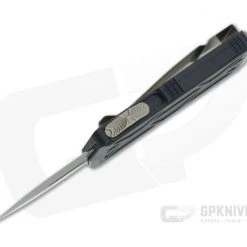 Microtech Exocet Black DLC Double Edge 204P Bronze Hardware CA Legal OTF Automatic 157-1DLCBZ