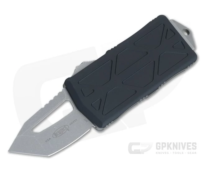 Microtech Exocet Tanto Apocalyptic XHP Black CA Legal OTF Automatic 158-10AP