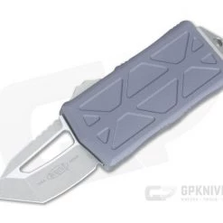 Microtech Exocet Tanto Stonewashed XHP Gray CA Legal OTF Automatic 158-10GY
