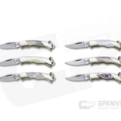 Rough Rider Miniature Knife Set of Six Mother of Pearl Slip Joint Folders RR1710
