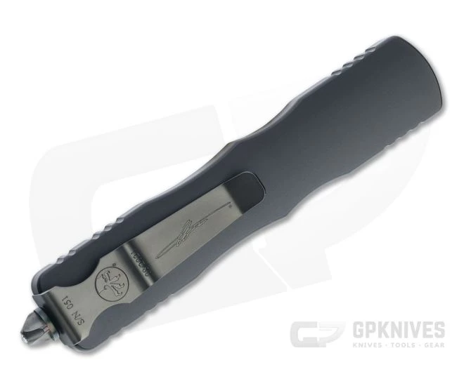 Microtech Dirac D/E Shadow DLC Standard Top Slide OTF Automatic Knife 225-1DLCTSH - Image 2