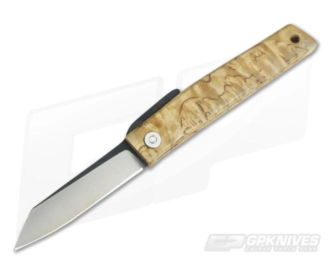 Hiroaki Ohta Knives OFF FK7P Birch Wood Friction Folder 3687