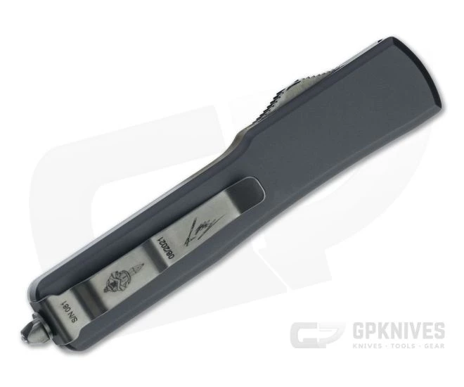 Microtech UTX-70 Hellhound Shadow DLC Standard Jade G10 Top OTF Automatic Knife 419-1DLCTGTJGSH - Image 2