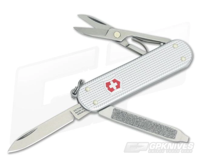 Victorinox Classic SD Silver Alox Swiss Army Knife 0.6221.26-033-X1