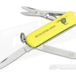 Victorinox Classic SD Yellow Don't Tread On Me Swiss Army Knife 0.6221R9-X16