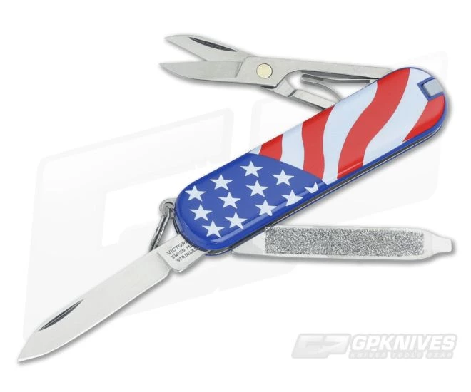 Victorinox Classic SD U.S. Flag Swiss Army Knife 0.6223.2E1-X2
