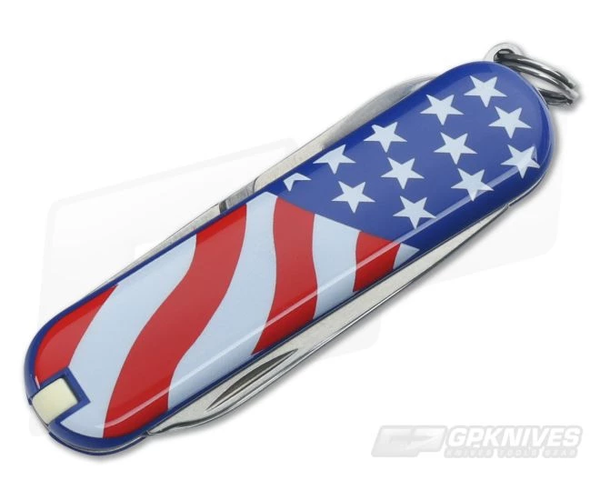 Victorinox Classic SD U.S. Flag Swiss Army Knife 0.6223.2E1-X2 - Image 2