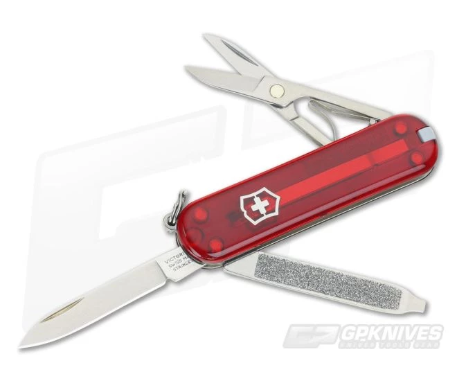 Victorinox Classic SD Ruby Red Swiss Army Knife 0.6223.T-033-X1