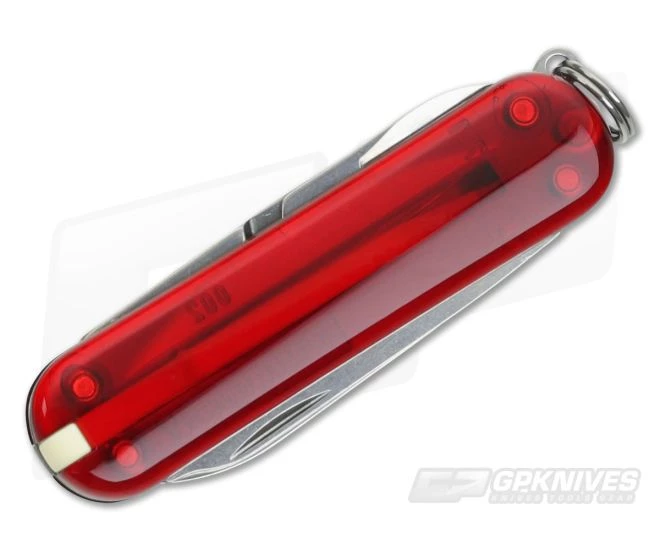 Victorinox Classic SD Ruby Red Swiss Army Knife 0.6223.T-033-X1 - Image 2