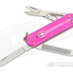 Victorinox Classic SD Translucent Pink Swiss Army Knife 0.6223.T5R-X4