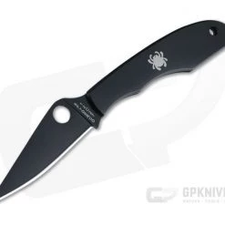 Spyderco Grasshopper Slipit Black Oxide Stainless Steel Slip Joint C138BKP