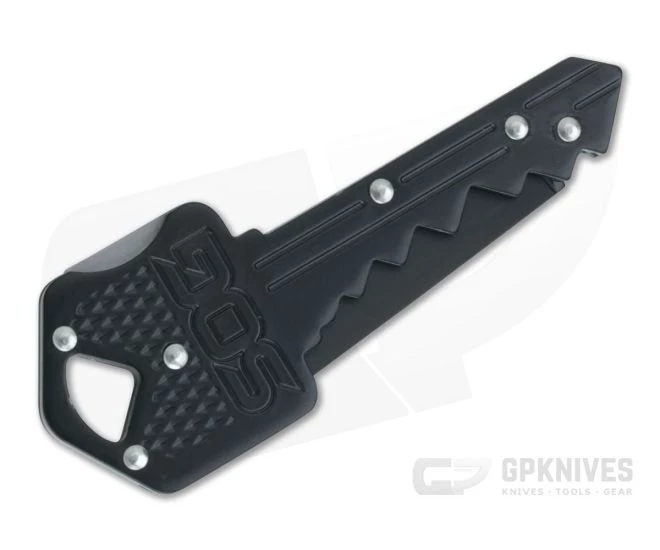 SOG Key Knife Black Back Lock Folding Knife KEY-101 - Image 3